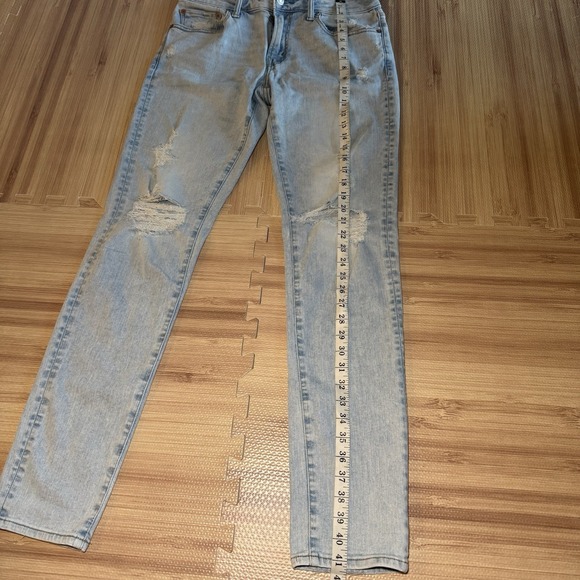 American Eagle Skinny Jeans Mens Air Flex 360 Distressed Men's Size 32x34 - Picture 10 of 11